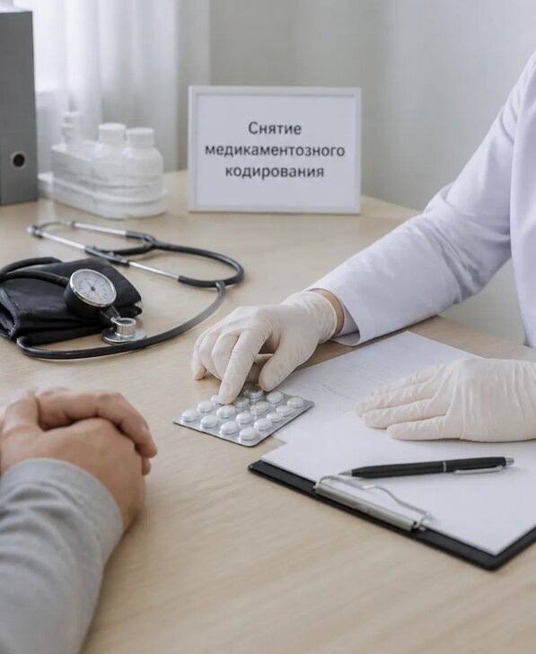 Снятие медикаментозного кодирования в Зеленодольске от 5175 р. | Медзона